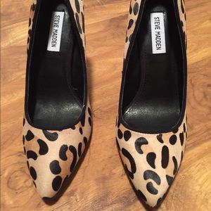 Steve Madden size 9 NWOT leopard print heel
